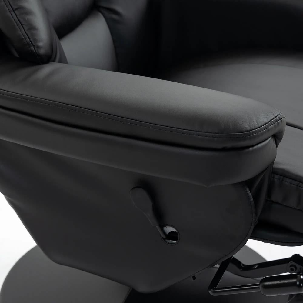 HOMCOM Upholstered Reclining Armchair, Manual Recliner Chair with Footrest and Adjustable Backrest Additional View 10