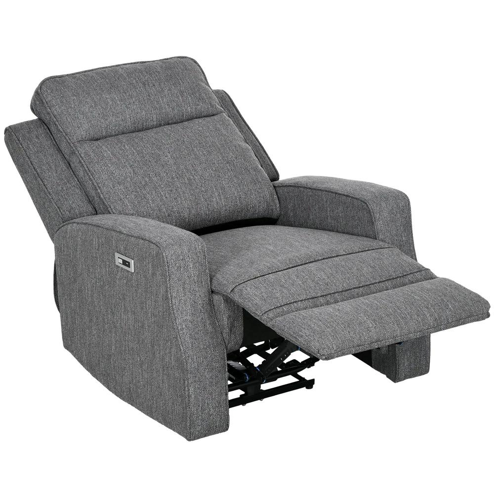 HOMCOM 150&deg; Electric Reclining Chair, with USB port and Footrest Additional View 12