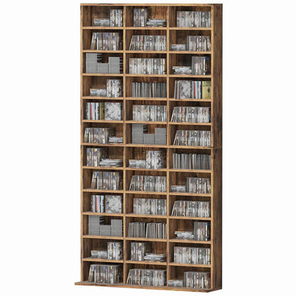 HOMCOM CD Storage Unit with Adjustable Shelves, 102 x 195 cm Additional View 11