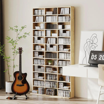 HOMCOM CD Storage Unit with Adjustable Shelves, 102 x 195 cm Additional View 18