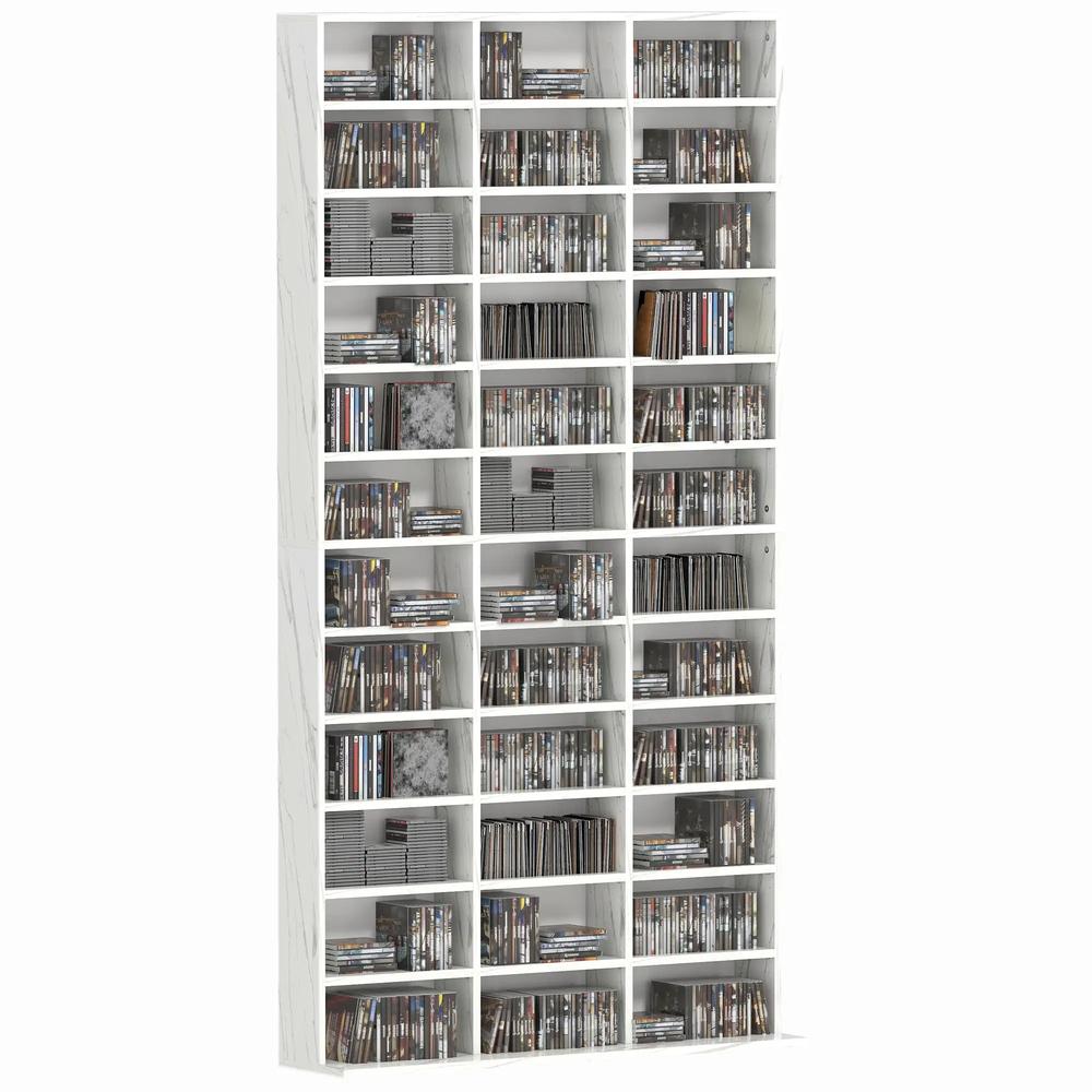 HOMCOM CD Storage Unit with Adjustable Shelves, 102 x 195 cm Additional View 23