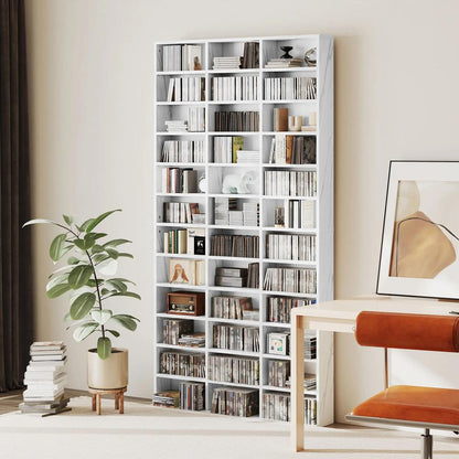 HOMCOM CD Storage Unit with Adjustable Shelves, 102 x 195 cm Additional View 24