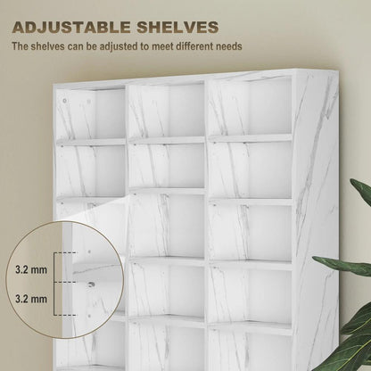 HOMCOM CD Storage Unit with Adjustable Shelves, 102 x 195 cm Additional View 27