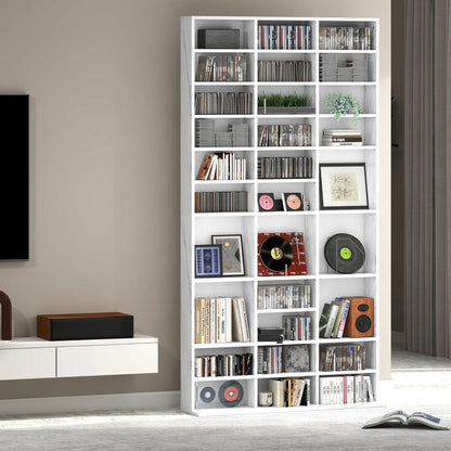 HOMCOM CD Storage Unit with Adjustable Shelves, 102 x 195 cm Additional View 30