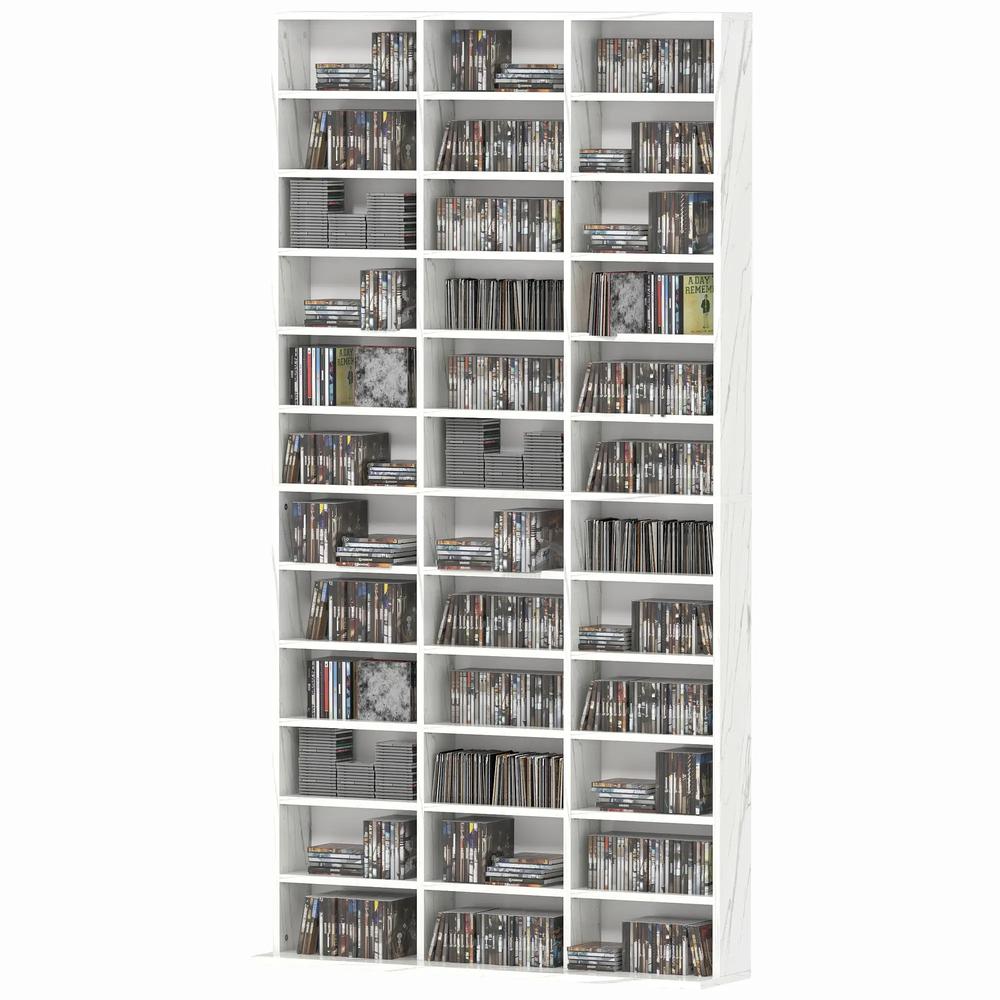 HOMCOM CD Storage Unit with Adjustable Shelves, 102 x 195 cm Additional View 33