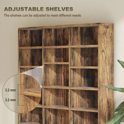 HOMCOM CD Storage Unit with Adjustable Shelves, 102 x 195 cm Additional View 5
