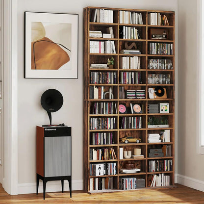 HOMCOM CD Storage Unit with Adjustable Shelves, 102 x 195 cm Additional View 10