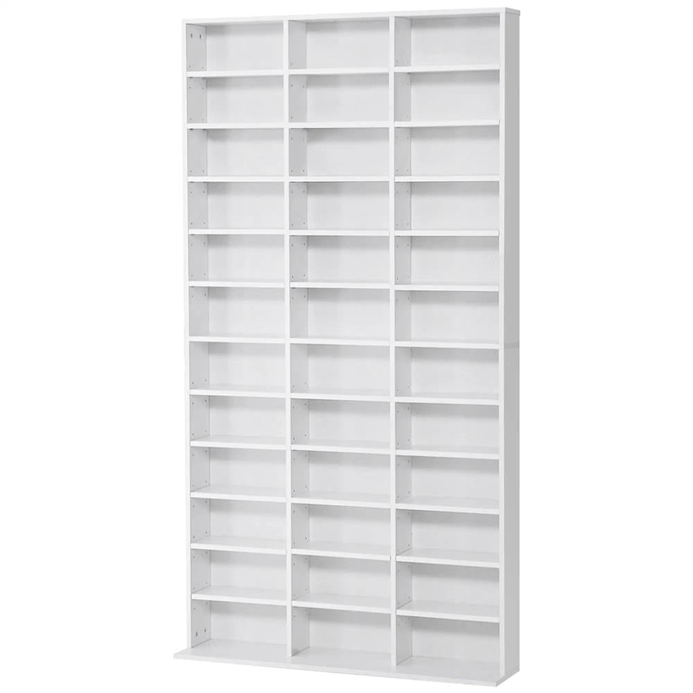 HOMCOM 33 Adjustable Compartment Storage Unit - White Additional View 11