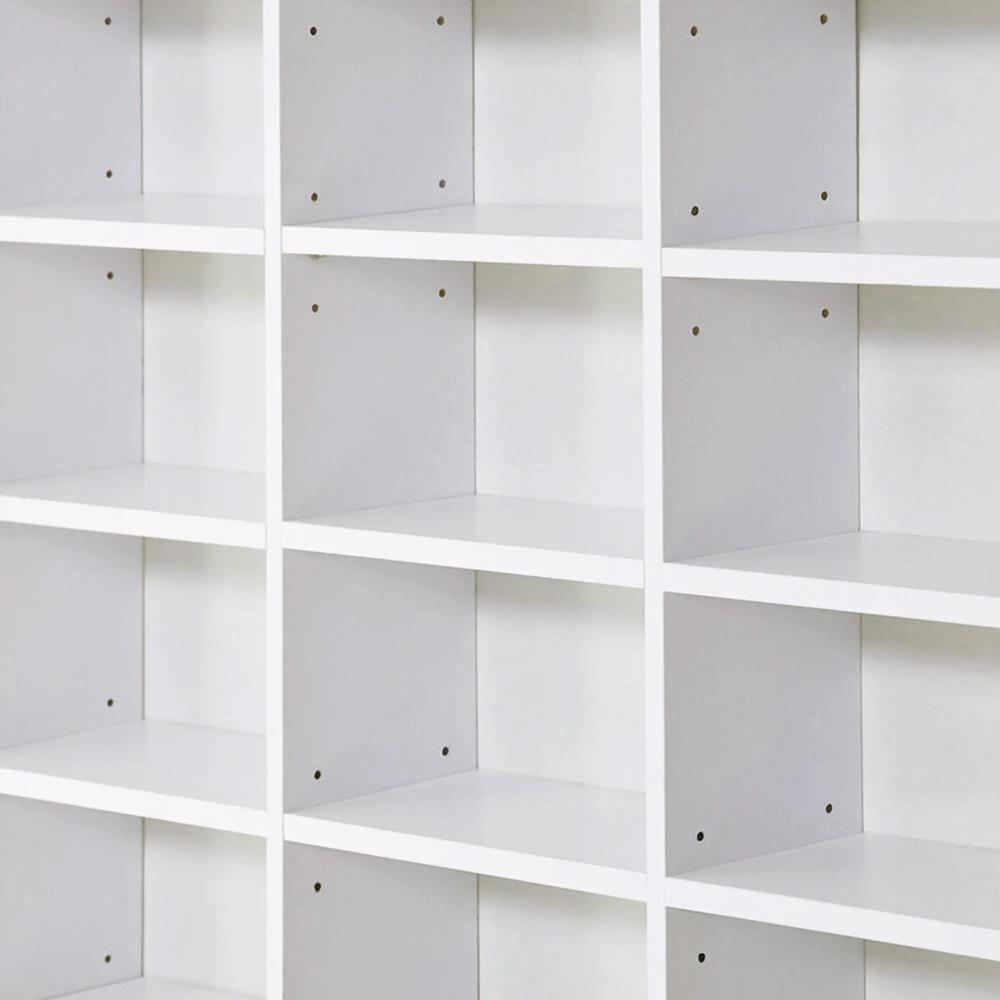 HOMCOM 33 Adjustable Compartment Storage Unit - White Additional View 9