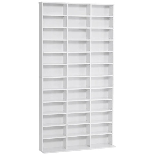 HOMCOM 33 Adjustable Compartment Storage Unit - White