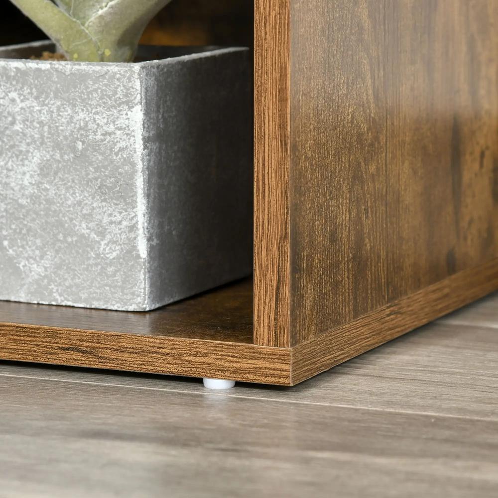HOMCOM Bookcase Storage Shelf with Cushioned Reading Seat, Cube Bookshelf Organizer for Bedroom Living Room Additional View 35