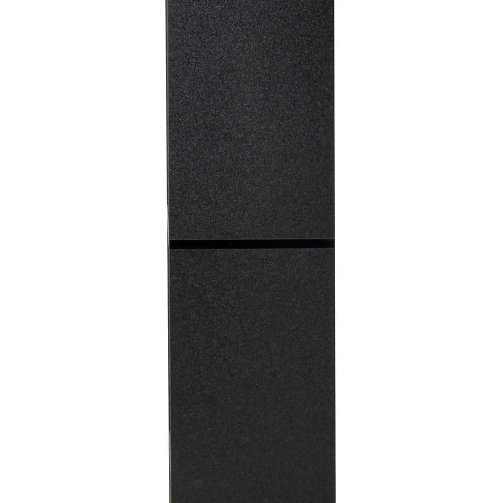 HOMCOM 8-Tier Freestanding Bookcase w/ Melamine Surface Anti-Tipping Foot Pads Home Display Storage Grid Stand Bedroom Living Room Furniture Modern Style - Black Additional View 8