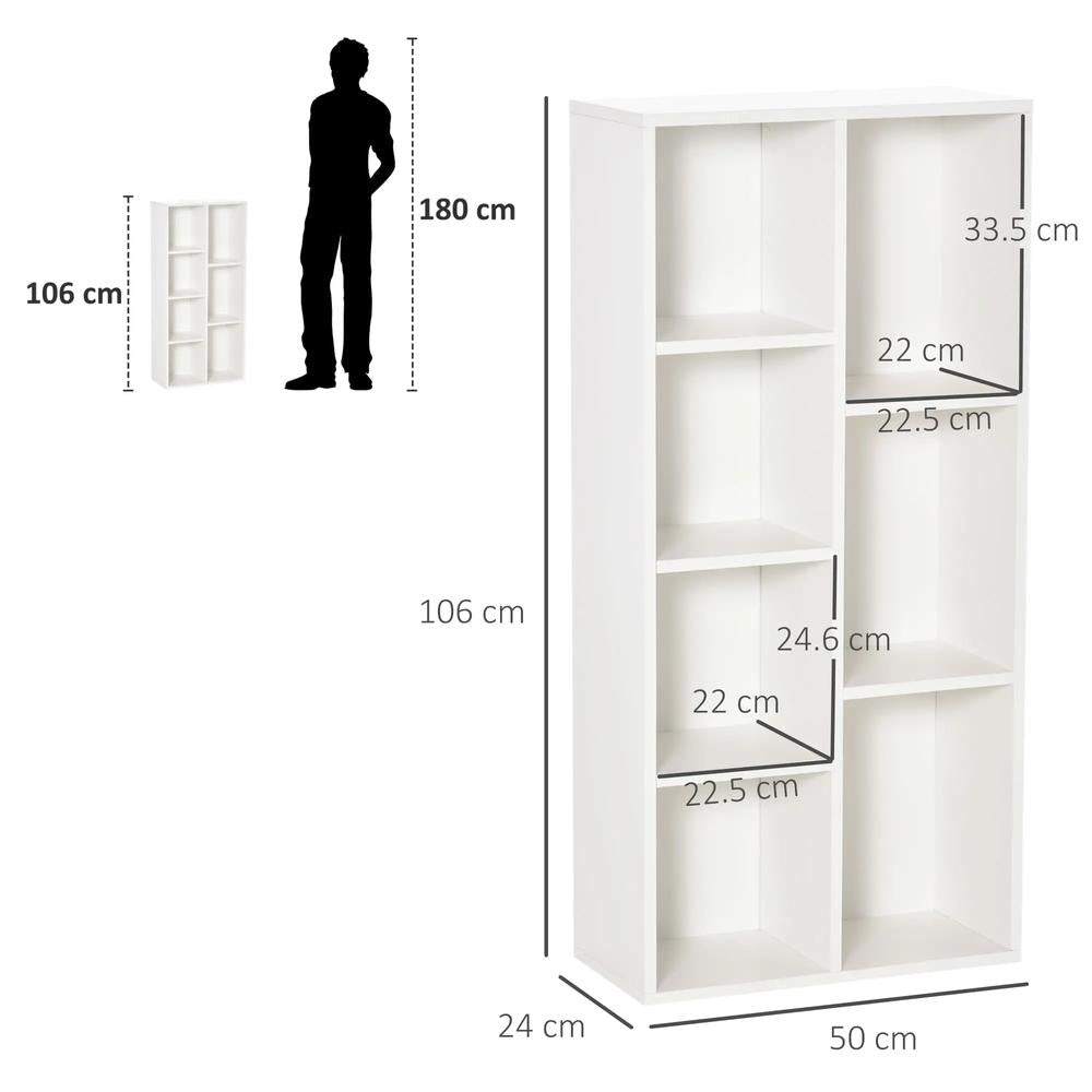 HOMCOM Seven-Cube Bookcase Additional View 13