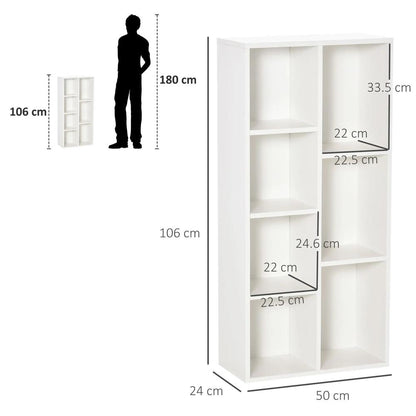 HOMCOM Seven-Cube Bookcase Additional View 13