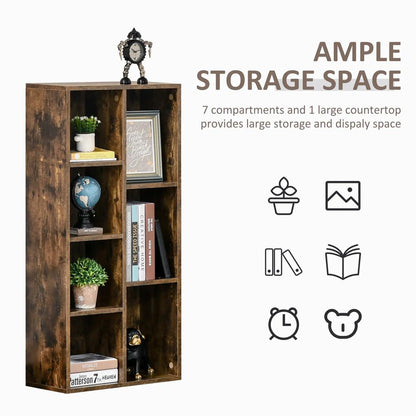 HOMCOM Seven-Cube Bookcase Additional View 4