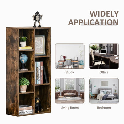 HOMCOM Seven-Cube Bookcase Additional View 6