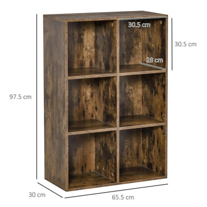 HOMCOM Six-Cube Bookcase Additional View 25