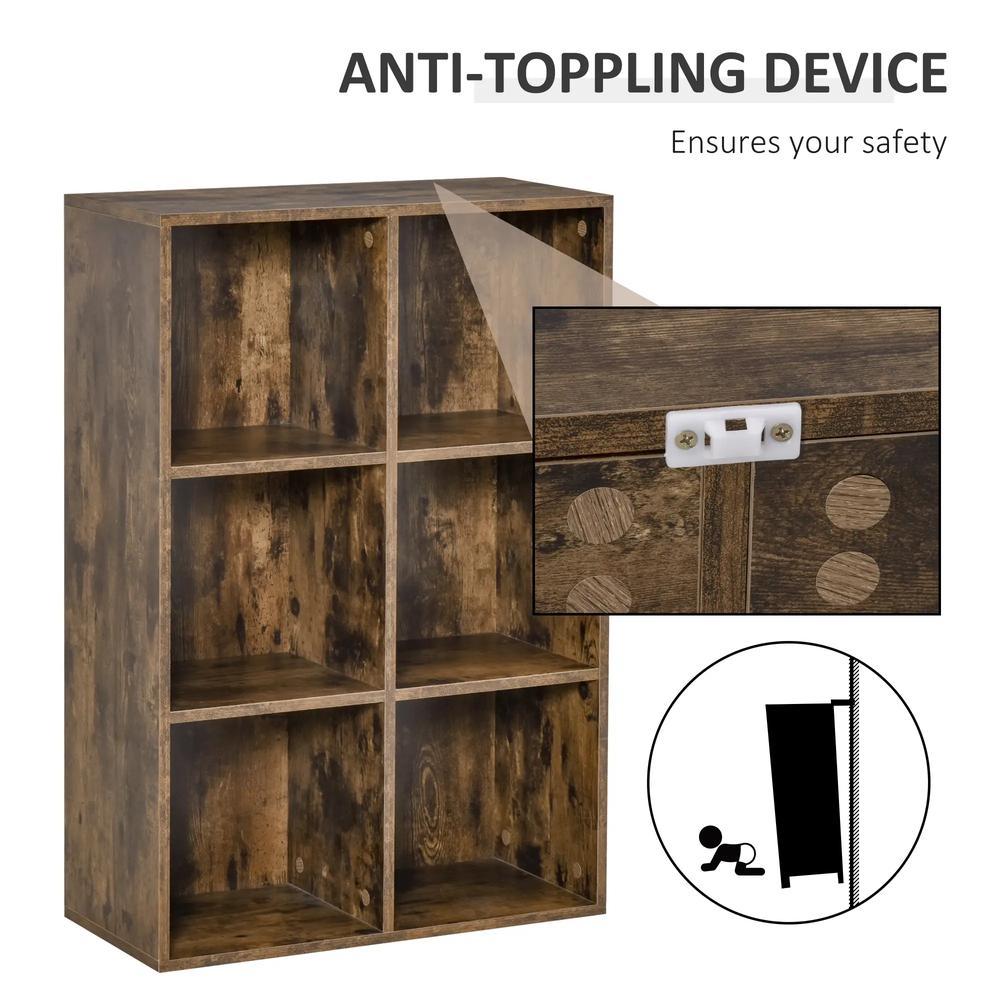 HOMCOM Six-Cube Bookcase Additional View 26