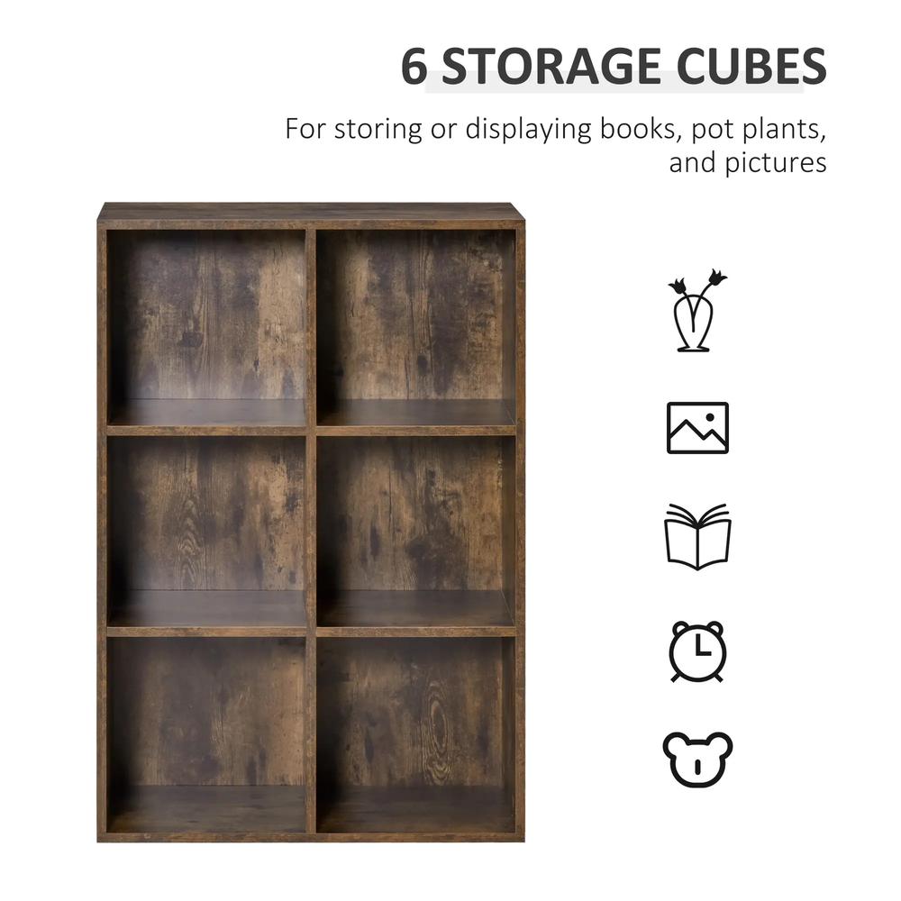 HOMCOM Six-Cube Bookcase Additional View 27