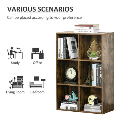 HOMCOM Six-Cube Bookcase Additional View 28