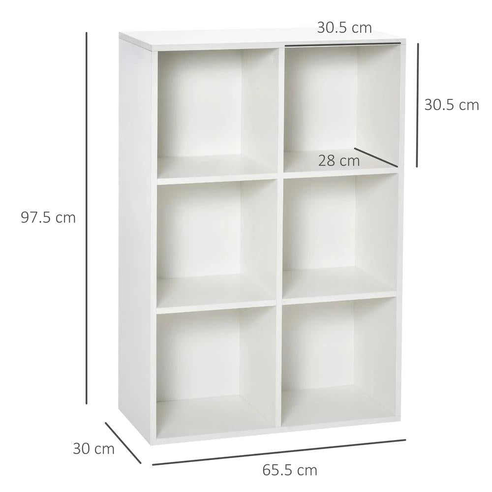 HOMCOM Six-Cube Bookcase Additional View 35