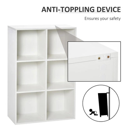 HOMCOM Six-Cube Bookcase Additional View 36