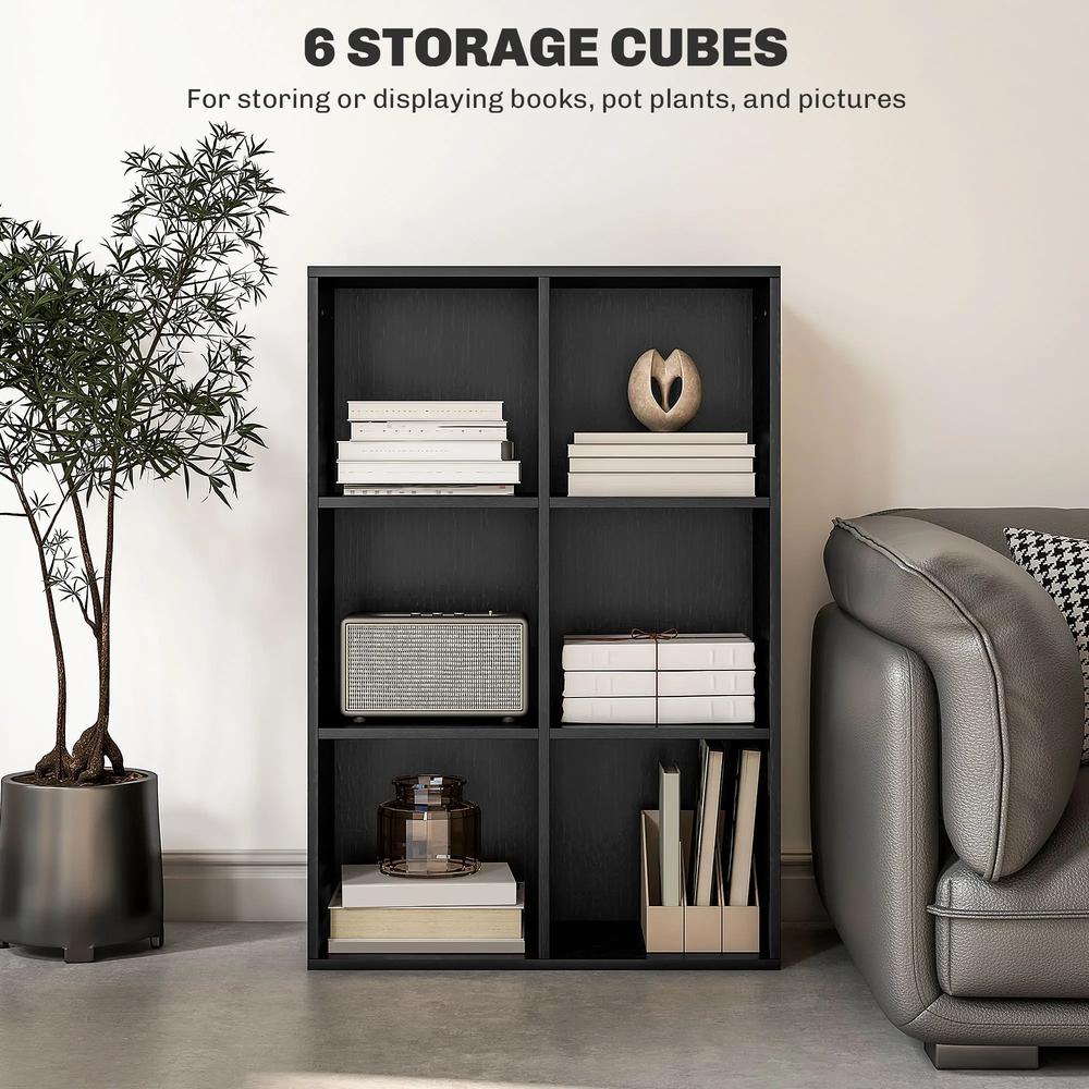 HOMCOM Six-Cube Bookcase Additional View 5
