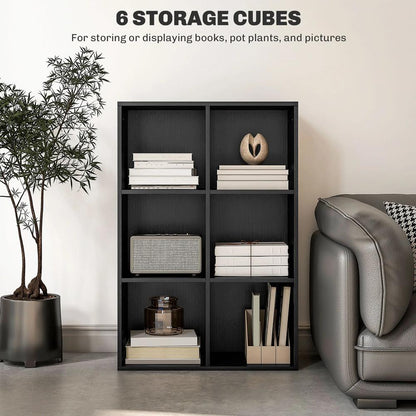 HOMCOM Six-Cube Bookcase Additional View 5