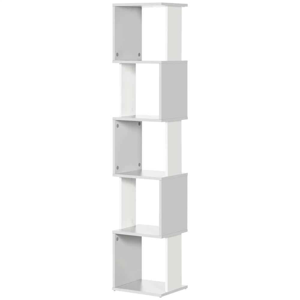 HOMCOM Modern 5-Tier Bookshelf, Freestanding Bookcase Storage Shelving for Living Room Home Office Study Additional View 21