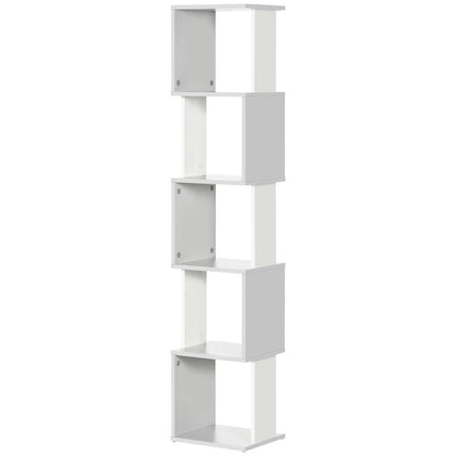 HOMCOM Modern 5-Tier Bookshelf, Freestanding Bookcase Storage Shelving for Living Room Home Office Study Additional View 21