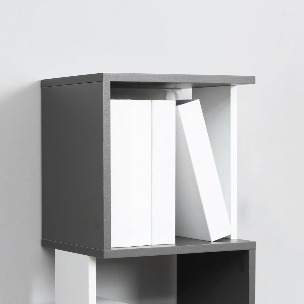 HOMCOM Modern 5-Tier Bookshelf, Freestanding Bookcase Storage Shelving for Living Room Home Office Study Additional View 8