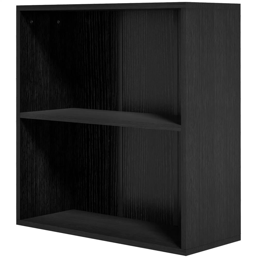 HOMCOM 2 Tier Bookshelf, Low Bookcase with Adjustable Shelf, 2 Compartments for Home Office, Living Room, Study Additional View 22