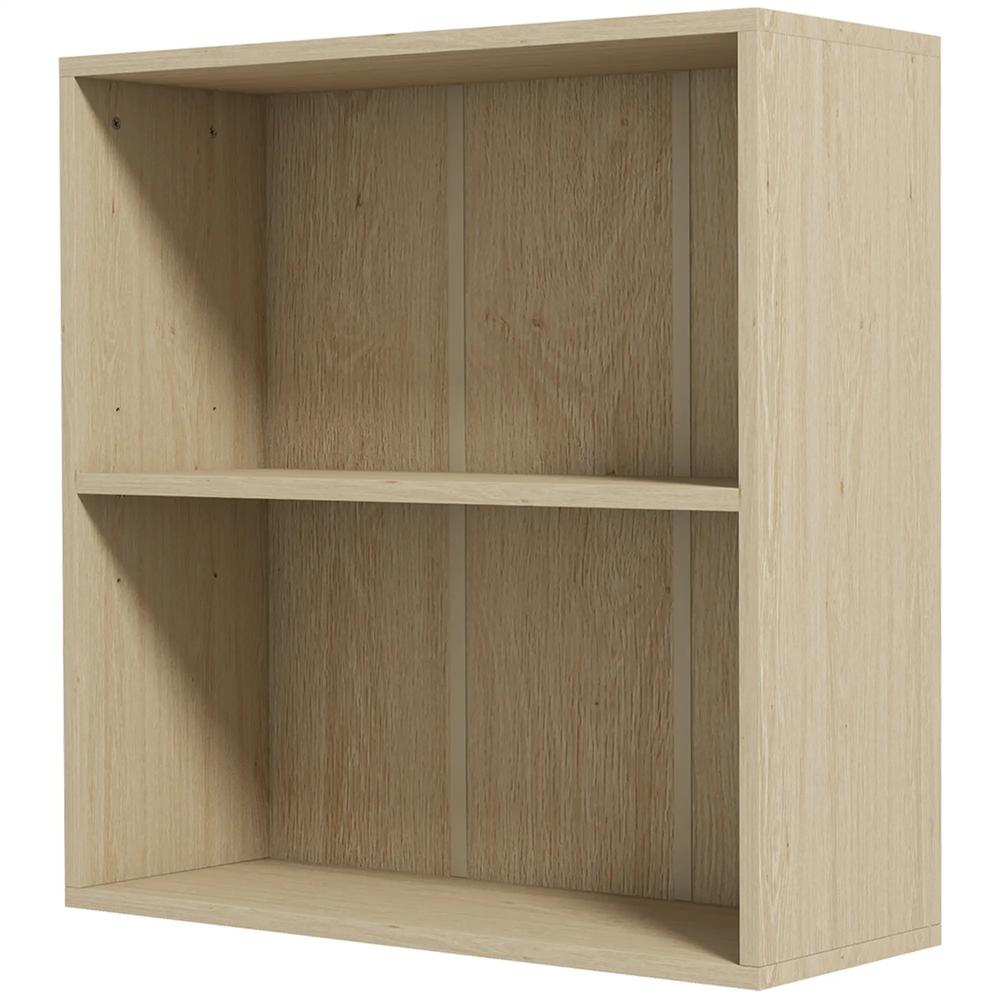 HOMCOM 2 Tier Bookshelf, Low Bookcase with Adjustable Shelf, 2 Compartments for Home Office, Living Room, Study Additional View 33