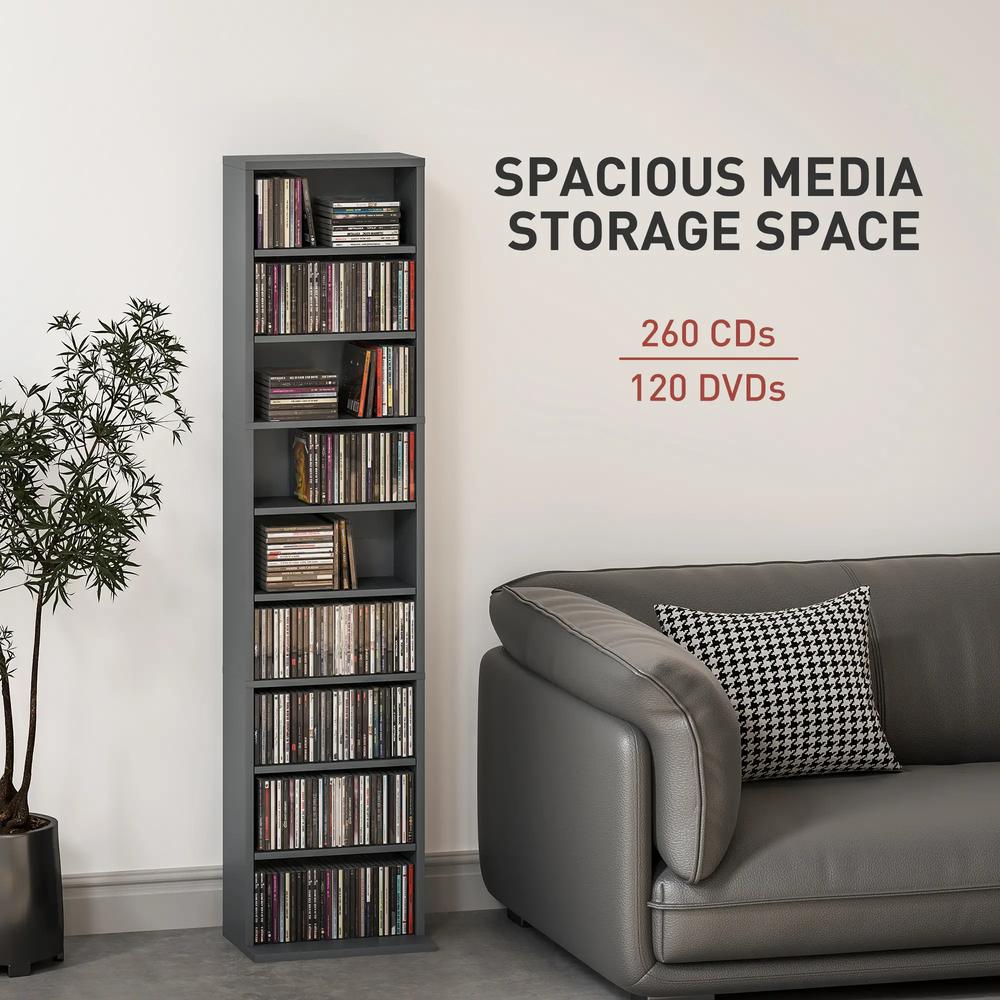 HOMCOM 260 Narrow CD Storage Unit Additional View 15