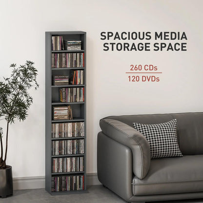 HOMCOM 260 Narrow CD Storage Unit Additional View 15