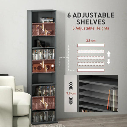 HOMCOM 260 Narrow CD Storage Unit Additional View 16