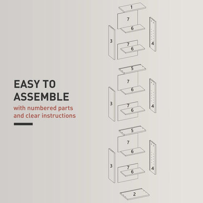 HOMCOM 260 Narrow CD Storage Unit Additional View 18