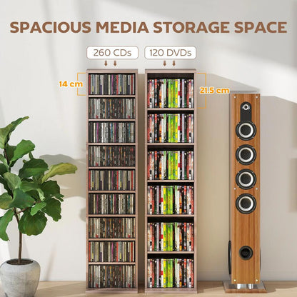 HOMCOM 260 Narrow CD Storage Unit Additional View 26