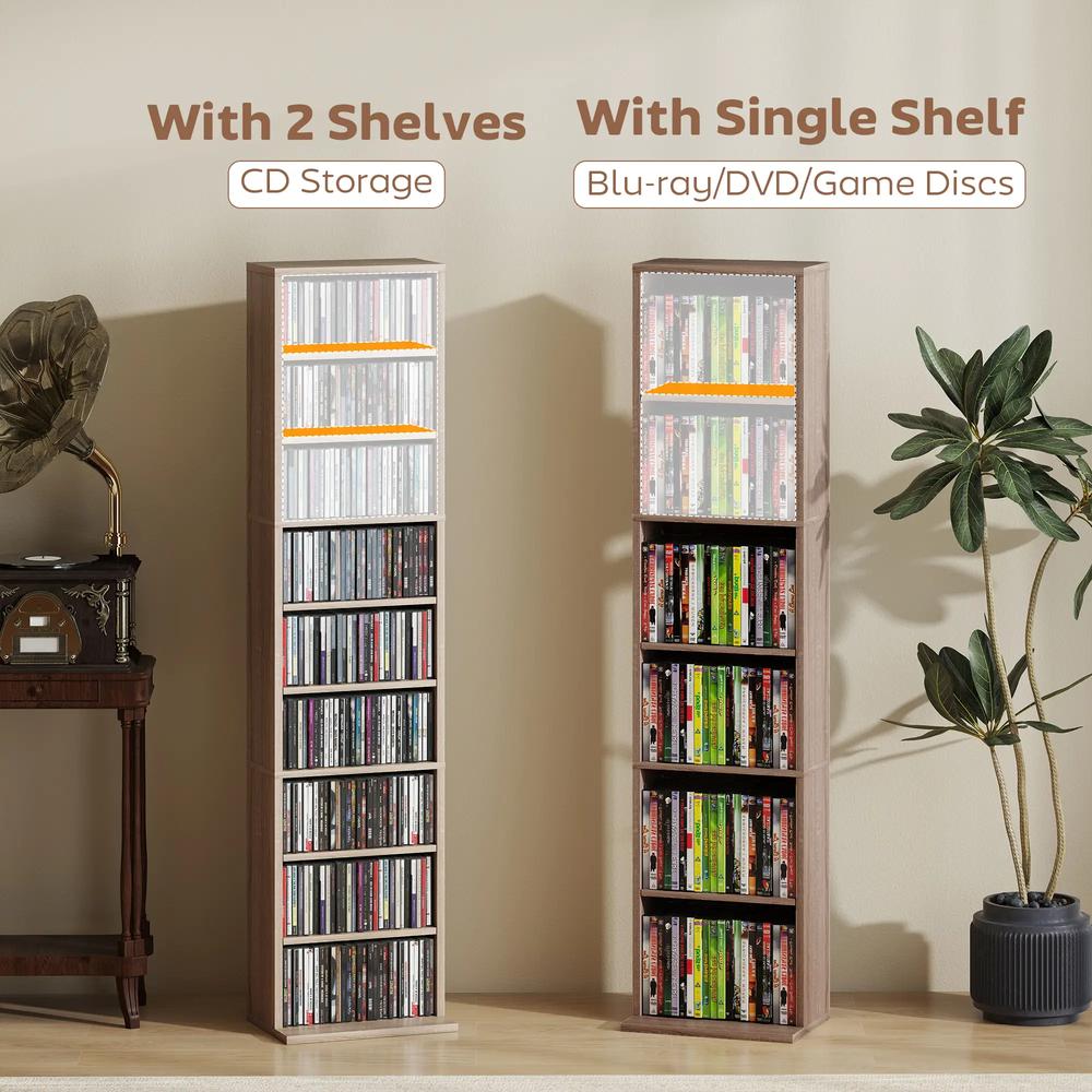 HOMCOM 260 Narrow CD Storage Unit Additional View 30