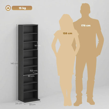 HOMCOM 260 Narrow CD Storage Unit Additional View 3