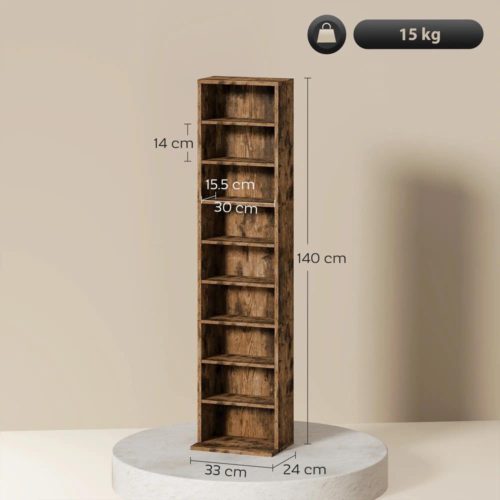 HOMCOM 260 Narrow CD Storage Unit Additional View 36