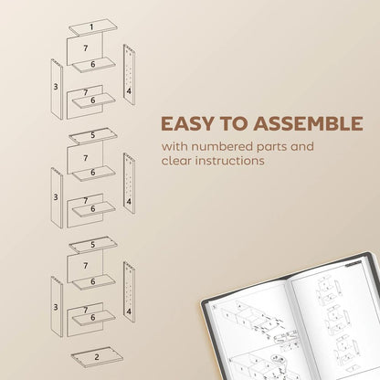 HOMCOM 260 Narrow CD Storage Unit Additional View 40