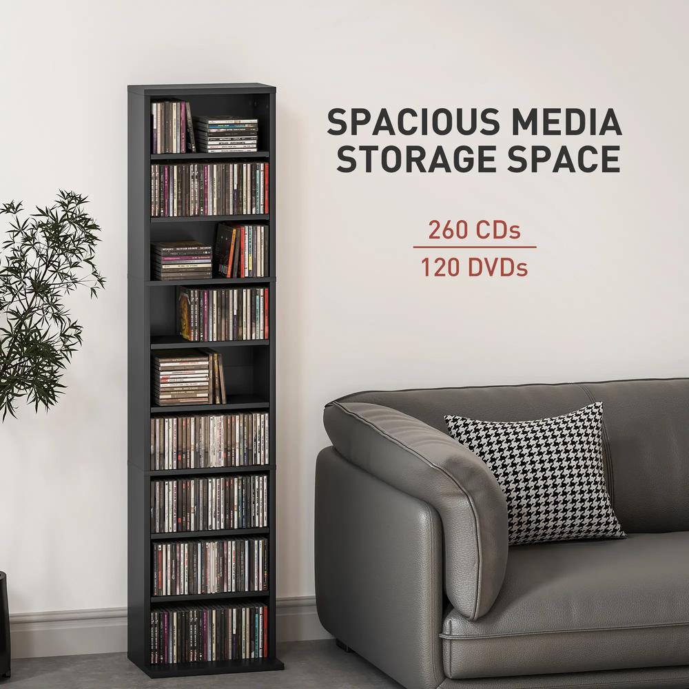 HOMCOM 260 Narrow CD Storage Unit Additional View 4
