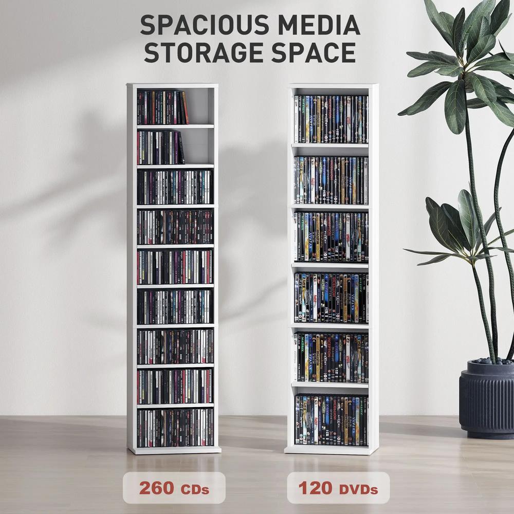 HOMCOM 260 Narrow CD Storage Unit Additional View 48