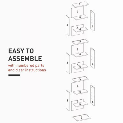 HOMCOM 260 Narrow CD Storage Unit Additional View 55