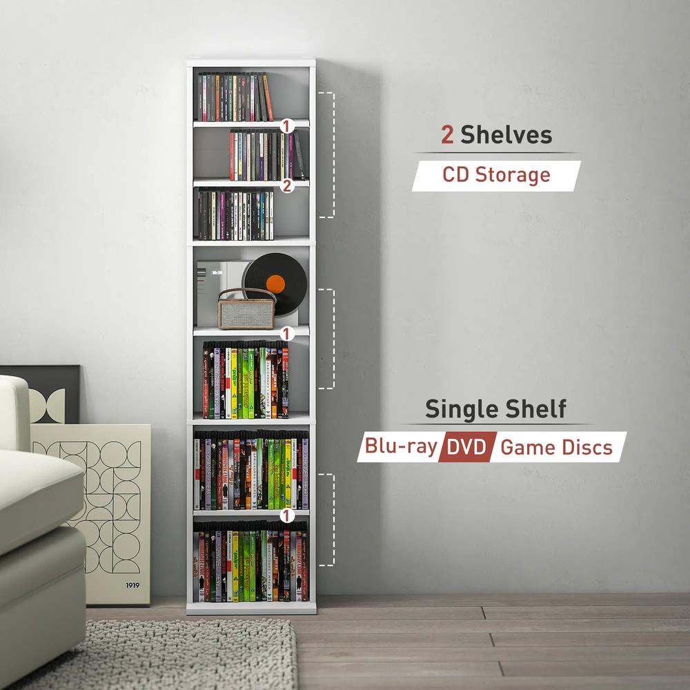 HOMCOM 260 Narrow CD Storage Unit Additional View 56