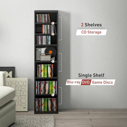 HOMCOM 260 Narrow CD Storage Unit Additional View 8