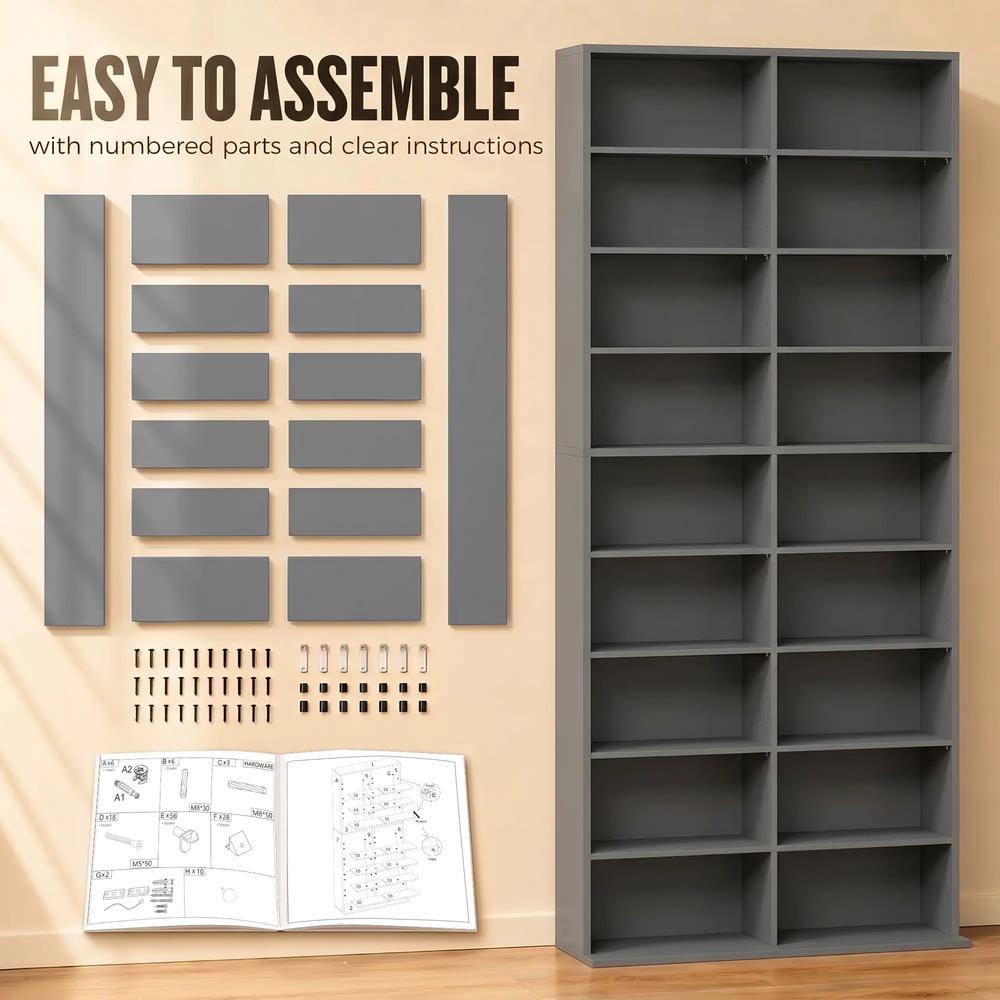 HOMCOM 640 CD Storage Tower Additional View 18