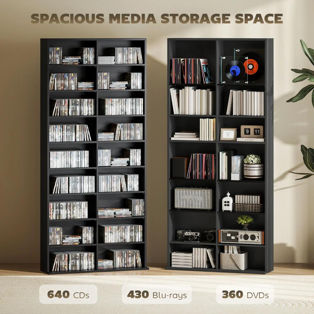 HOMCOM 640 CD Storage Tower Additional View 4