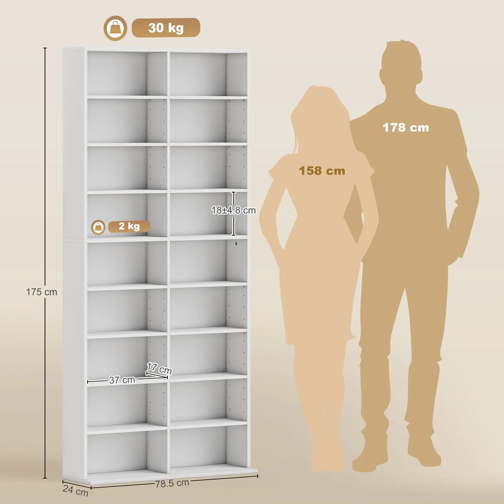 HOMCOM 640 CD Storage Tower Additional View 55